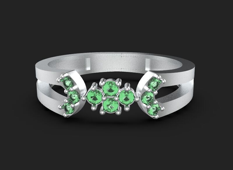 Beautiful ring Ready for 3d printing 3dm stl 3D print model 3D print model_23