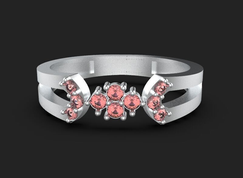 Beautiful ring Ready for 3d printing 3dm stl 3D print model 3D print model_40