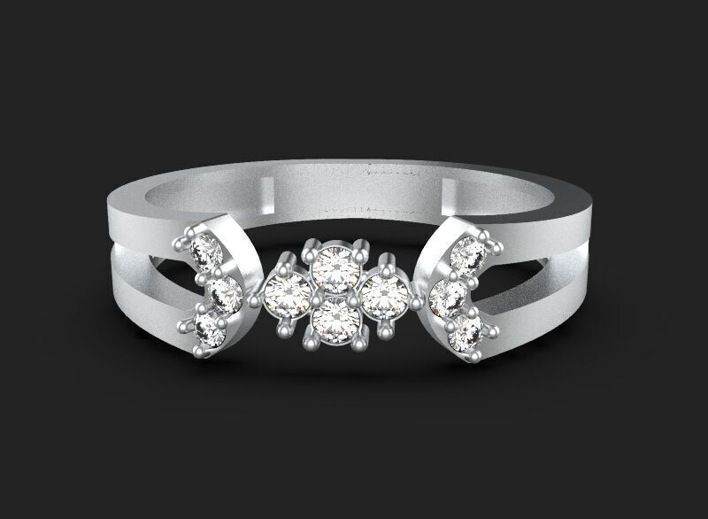 Beautiful ring Ready for 3d printing 3dm stl 3D print model 3D print model_38