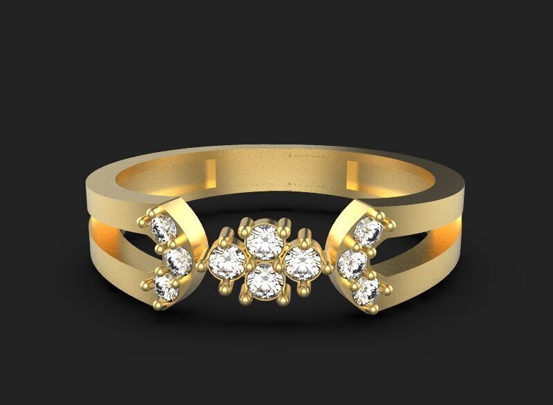 Beautiful ring Ready for 3d printing 3dm stl 3D print model 3D print model_41