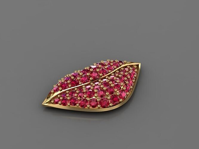 kiss pendant Free 3D model