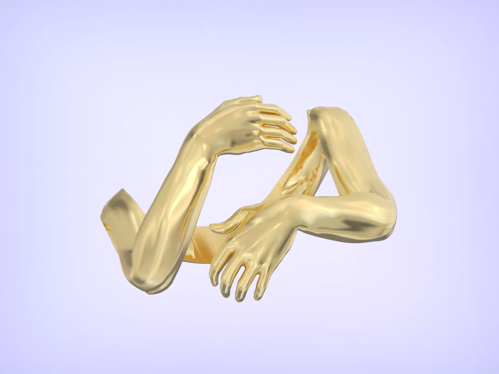 Hug ring 3D print model
