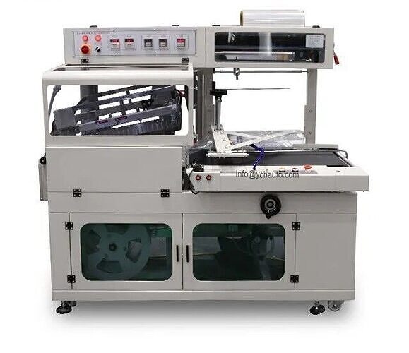 Automatic Shrink Wrapping Packing Machine with Plastic Film 3D model
