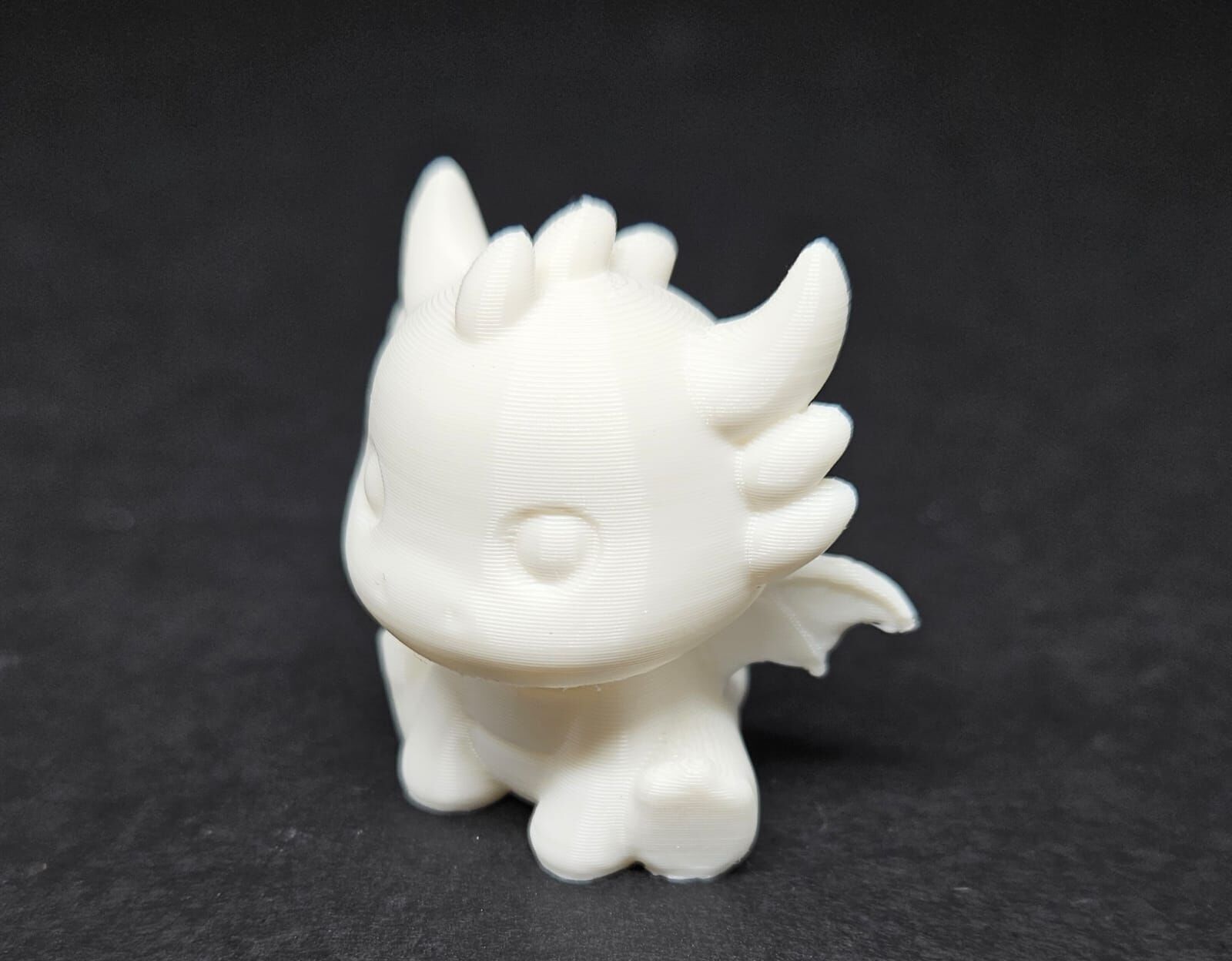 Cute Sitting Dragon 3D print model_10