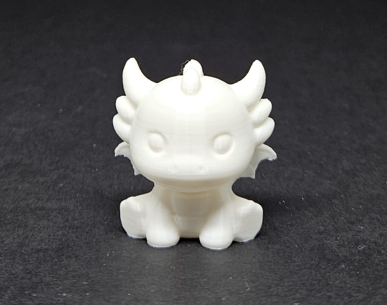 Cute Sitting Dragon 3D print model_9