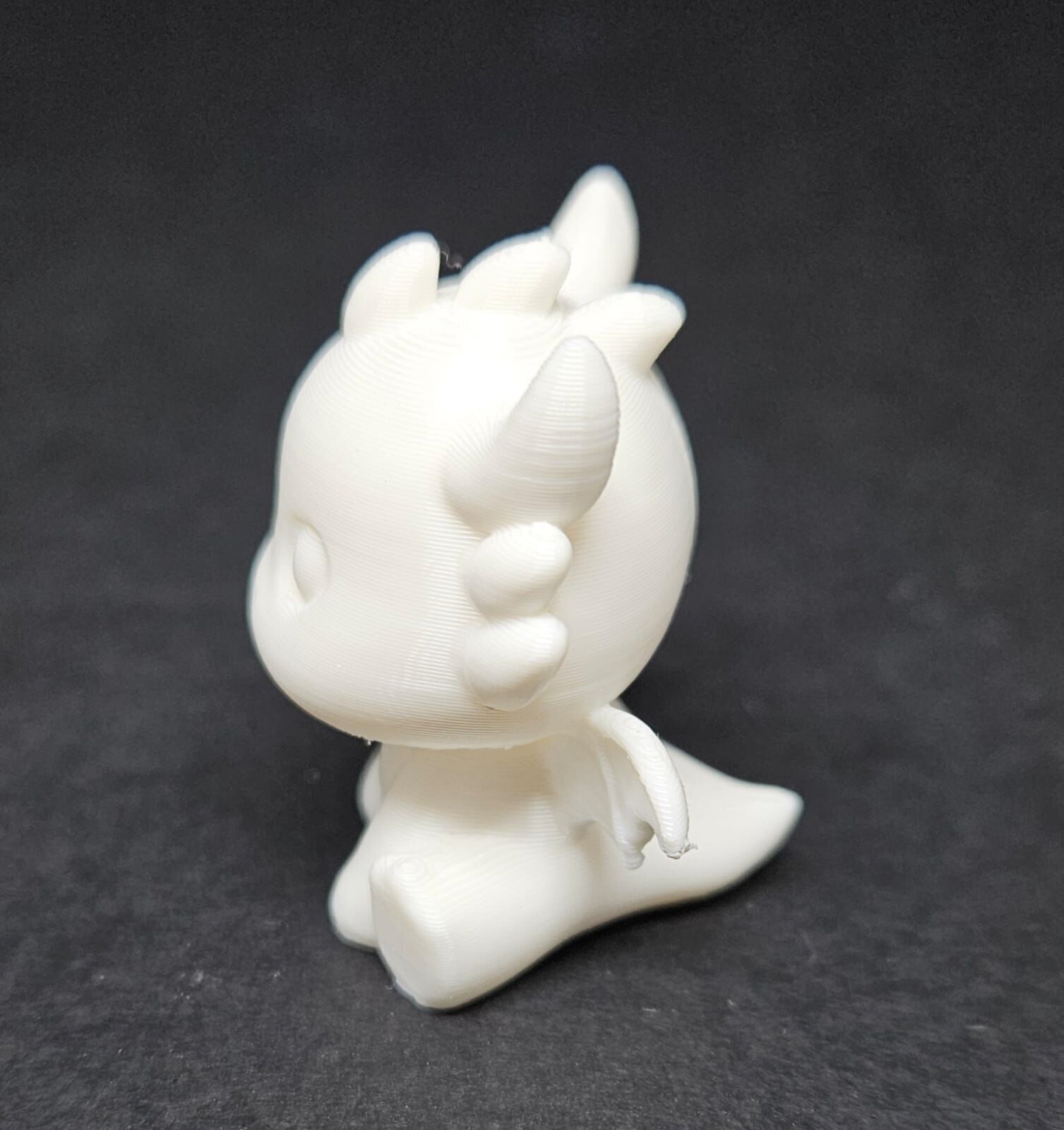 Cute Sitting Dragon 3D print model_11