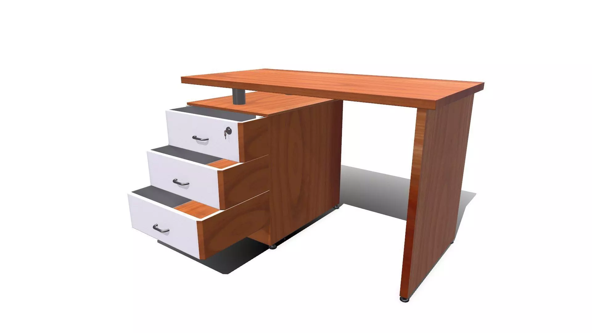 Office Table Low-poly PBR Low-poly 3D model