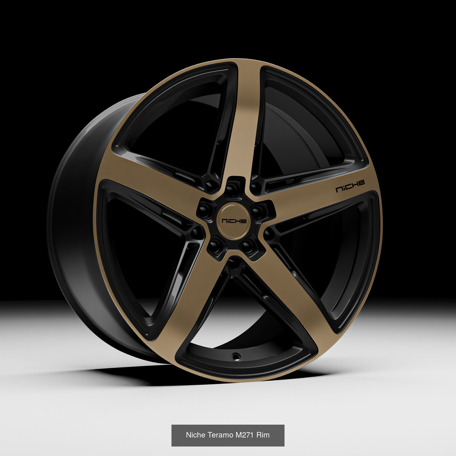 Modern Sport Rims 01 3D Model Collection_3