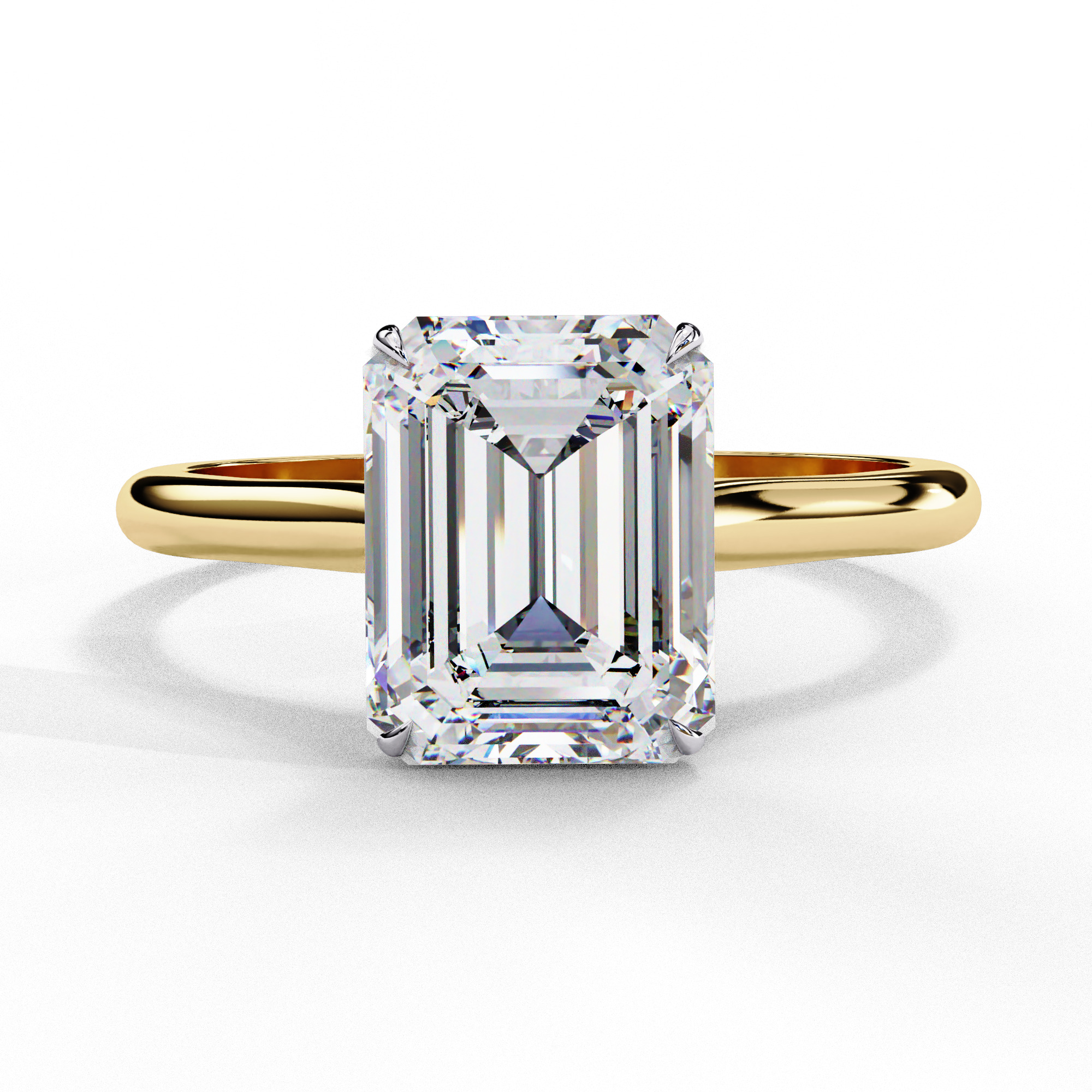 RADIANT  DIAMOND RING -CAD-029 3D print model_12