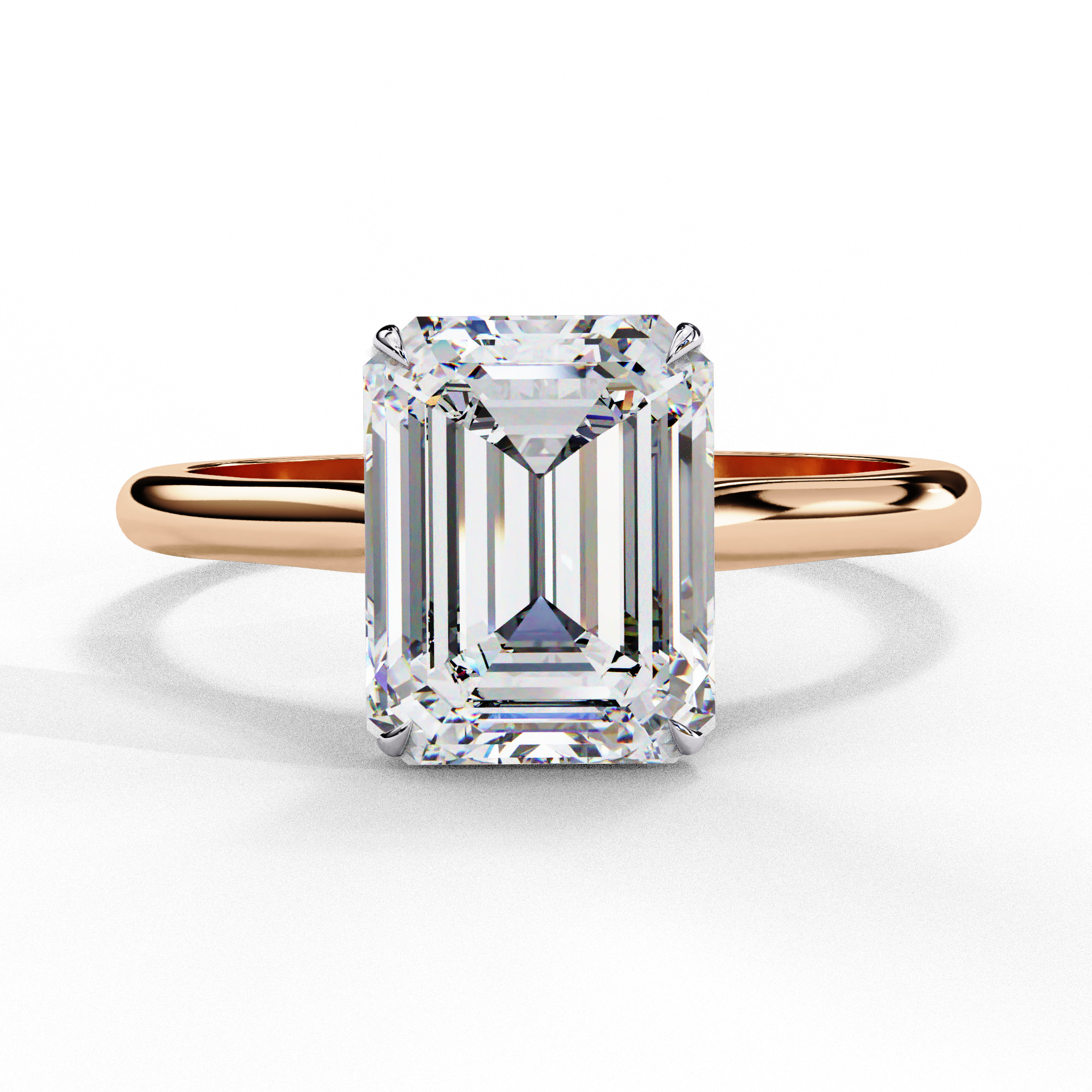 RADIANT  DIAMOND RING -CAD-029 3D print model_11