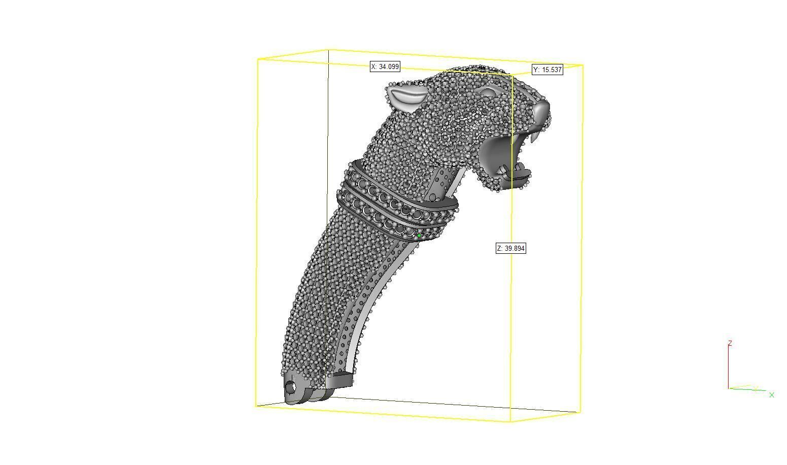 Bracelet 5379 3D print model_7