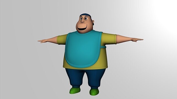 3D Stylized Character Model Low-poly 3D model