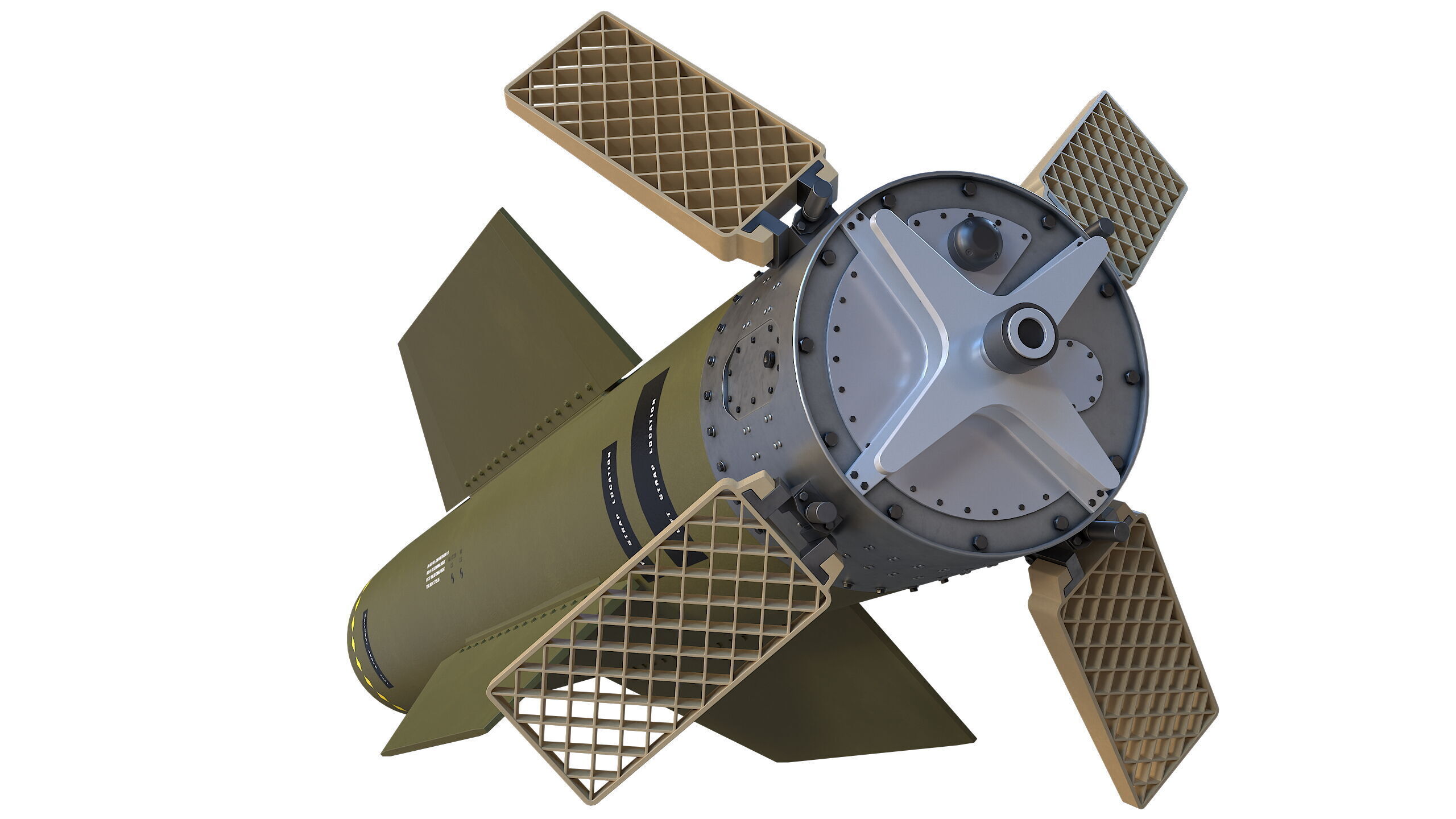 The GBU-57B MOP Massive Ordnance Penetrator  3D model_11