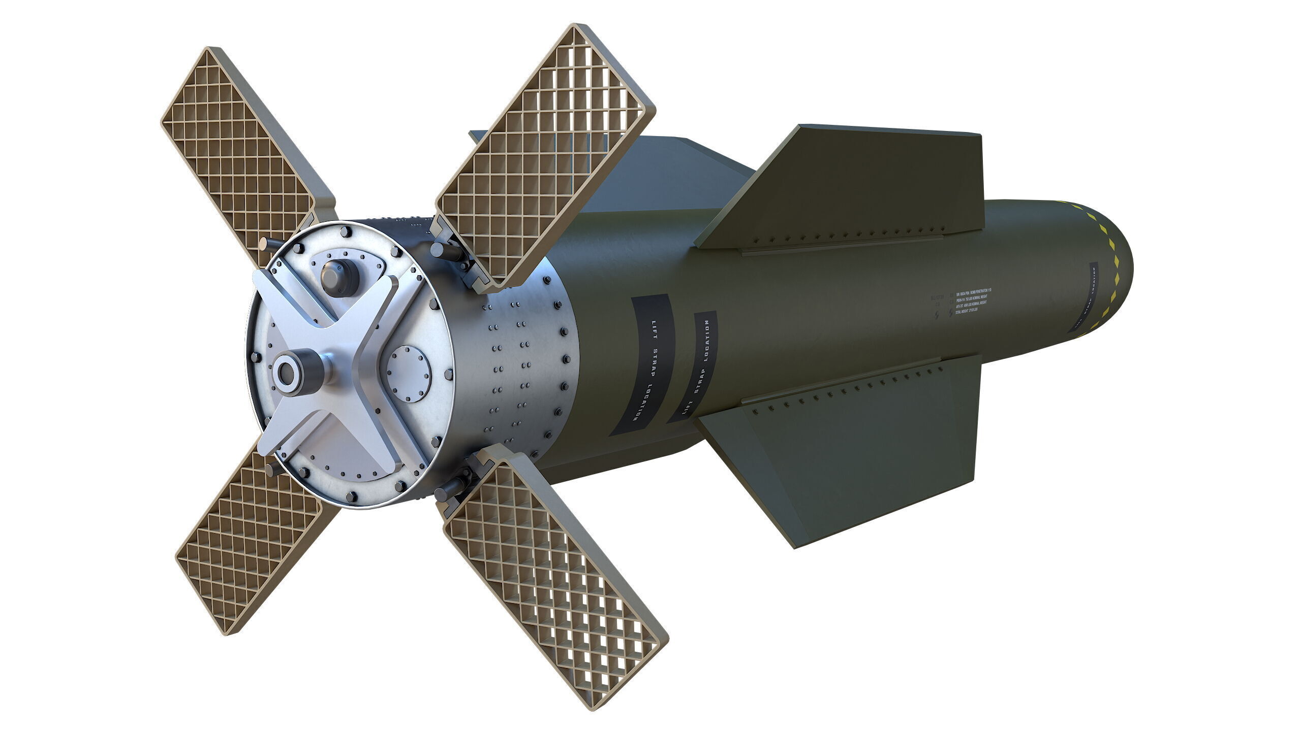 The GBU-57B MOP Massive Ordnance Penetrator  3D model_5