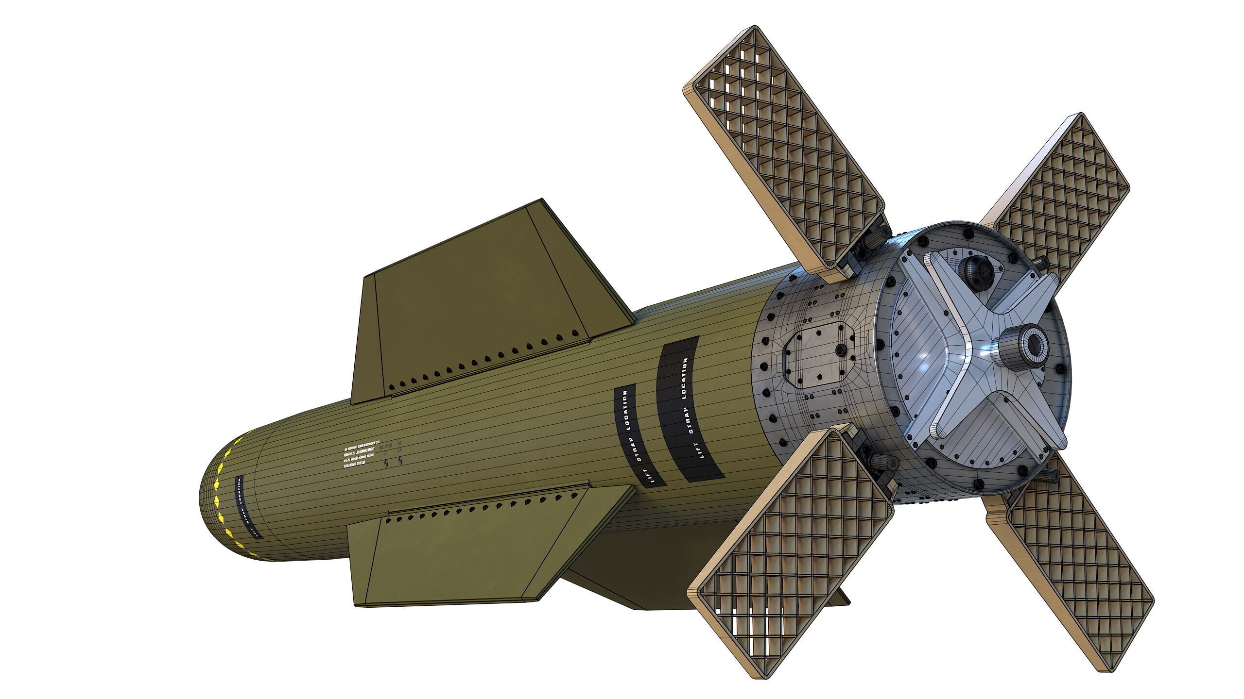 The GBU-57B MOP Massive Ordnance Penetrator  3D model_18