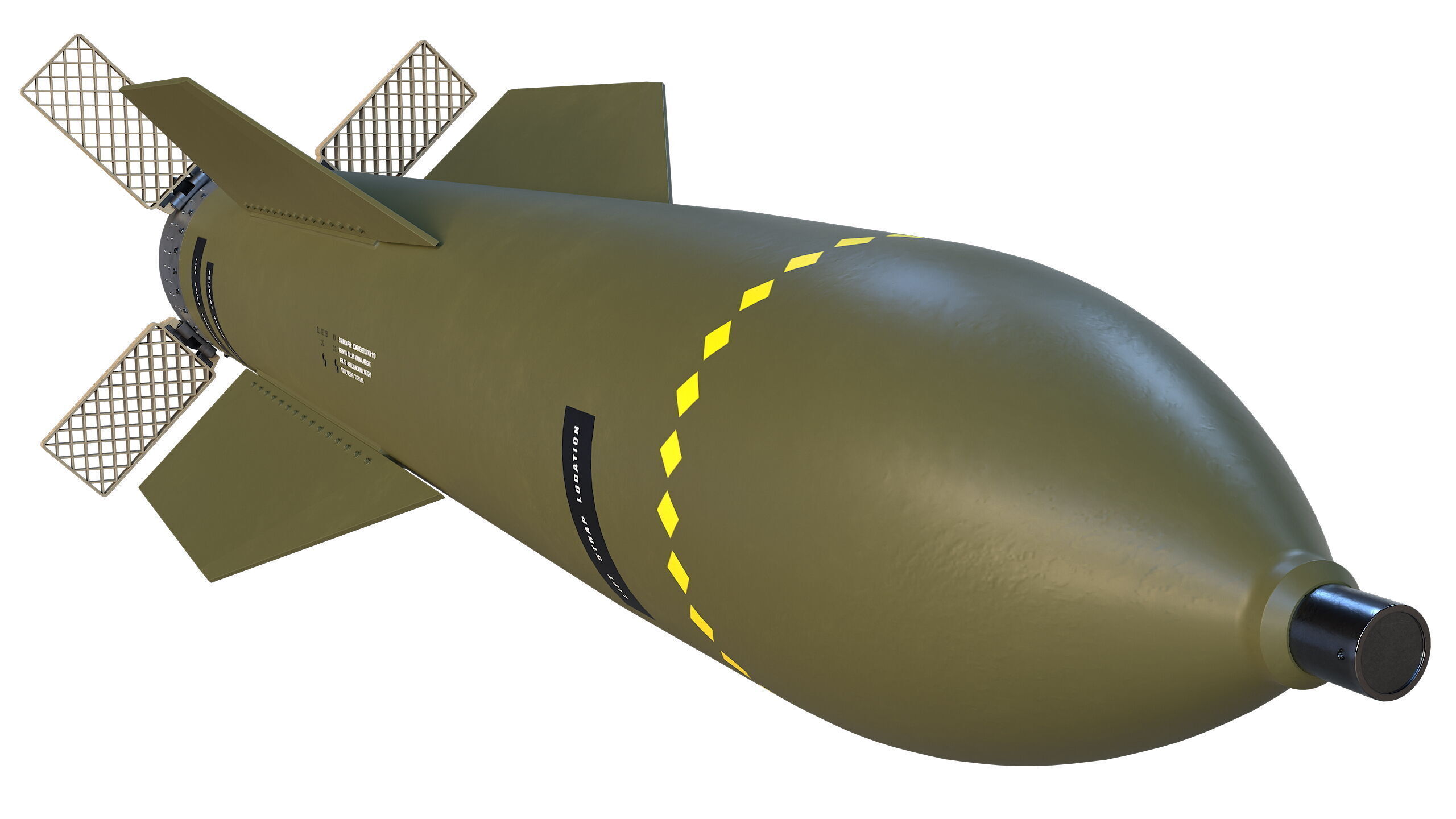 The GBU-57B MOP Massive Ordnance Penetrator  3D model_4
