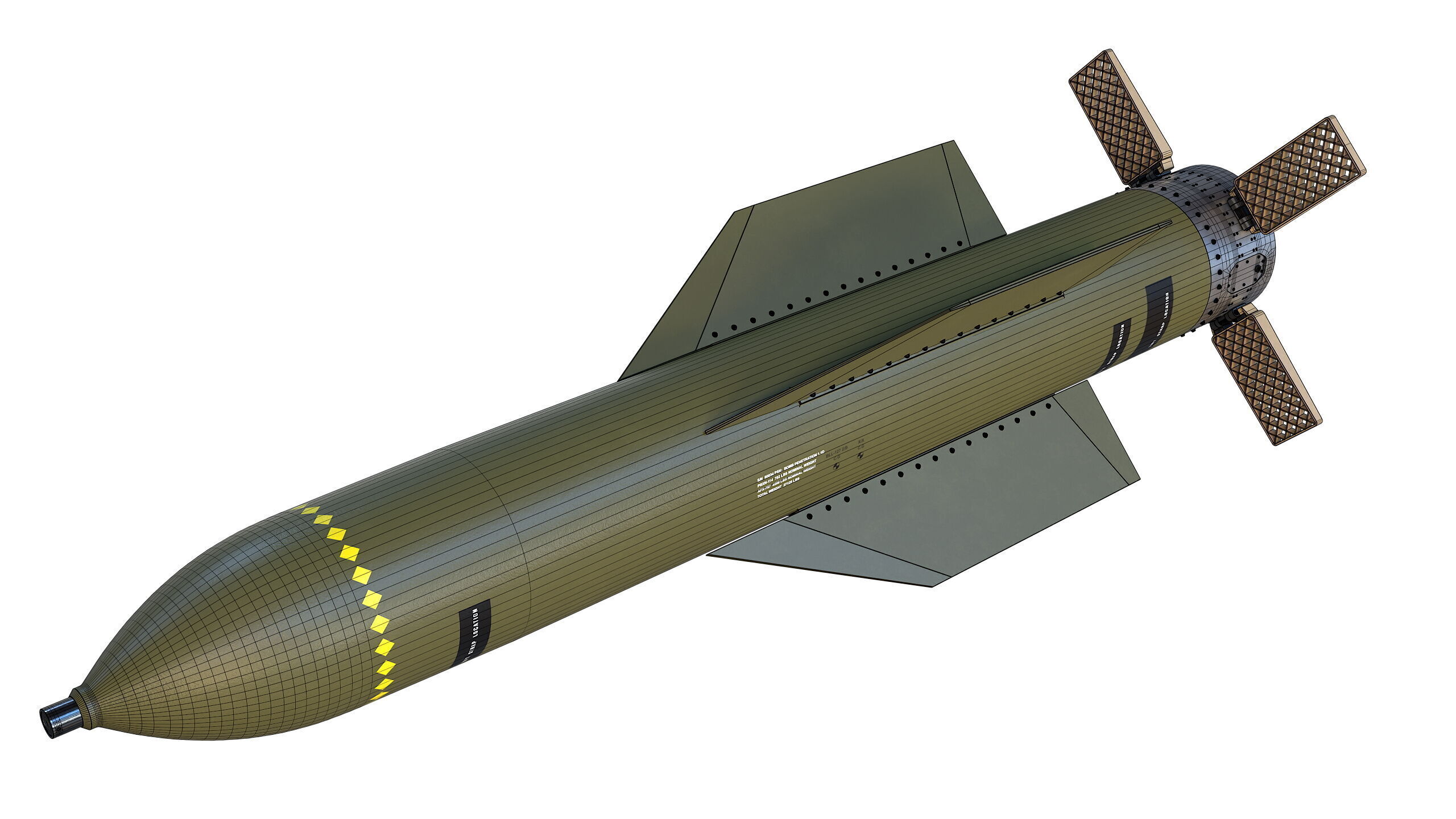 The GBU-57B MOP Massive Ordnance Penetrator  3D model_17