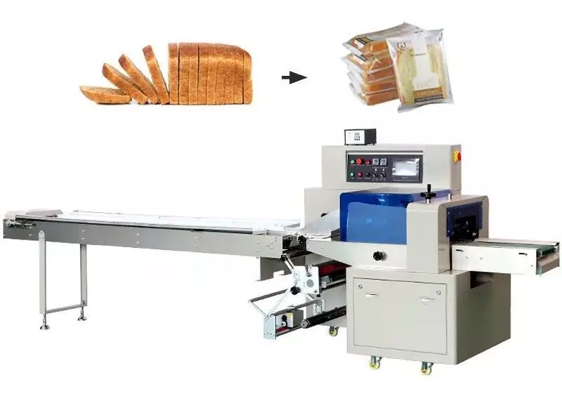 Automatic Pillow Packaging Machine Pizza Cookies Candy Bread 3D model