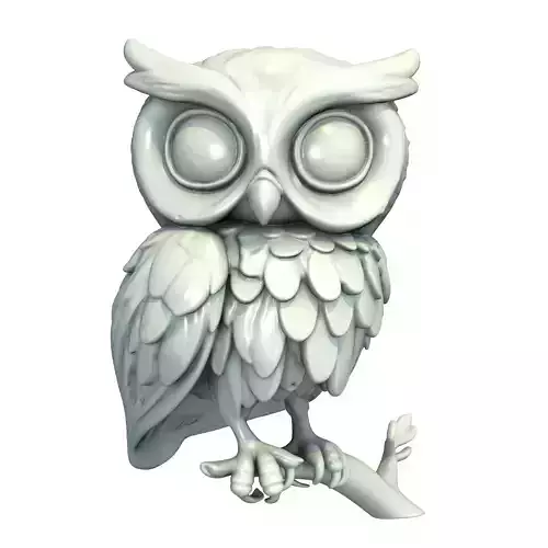 Cute Owl  3D print model