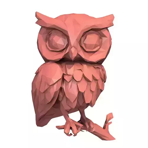 Owl Low Poly