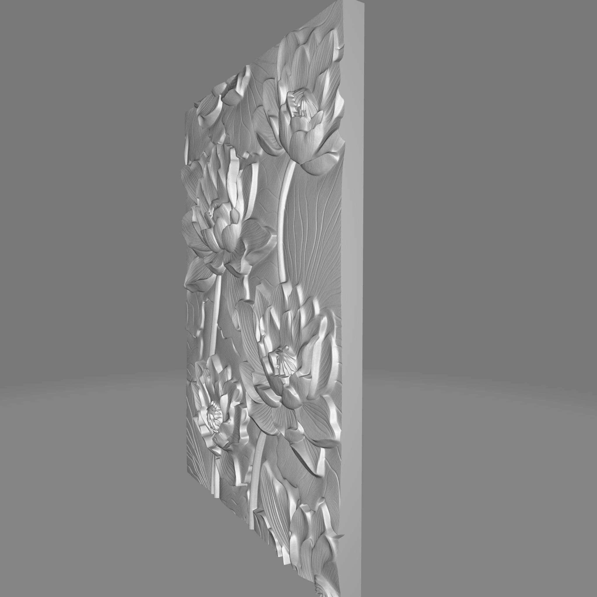 Flowers Poster 3D print model_2
