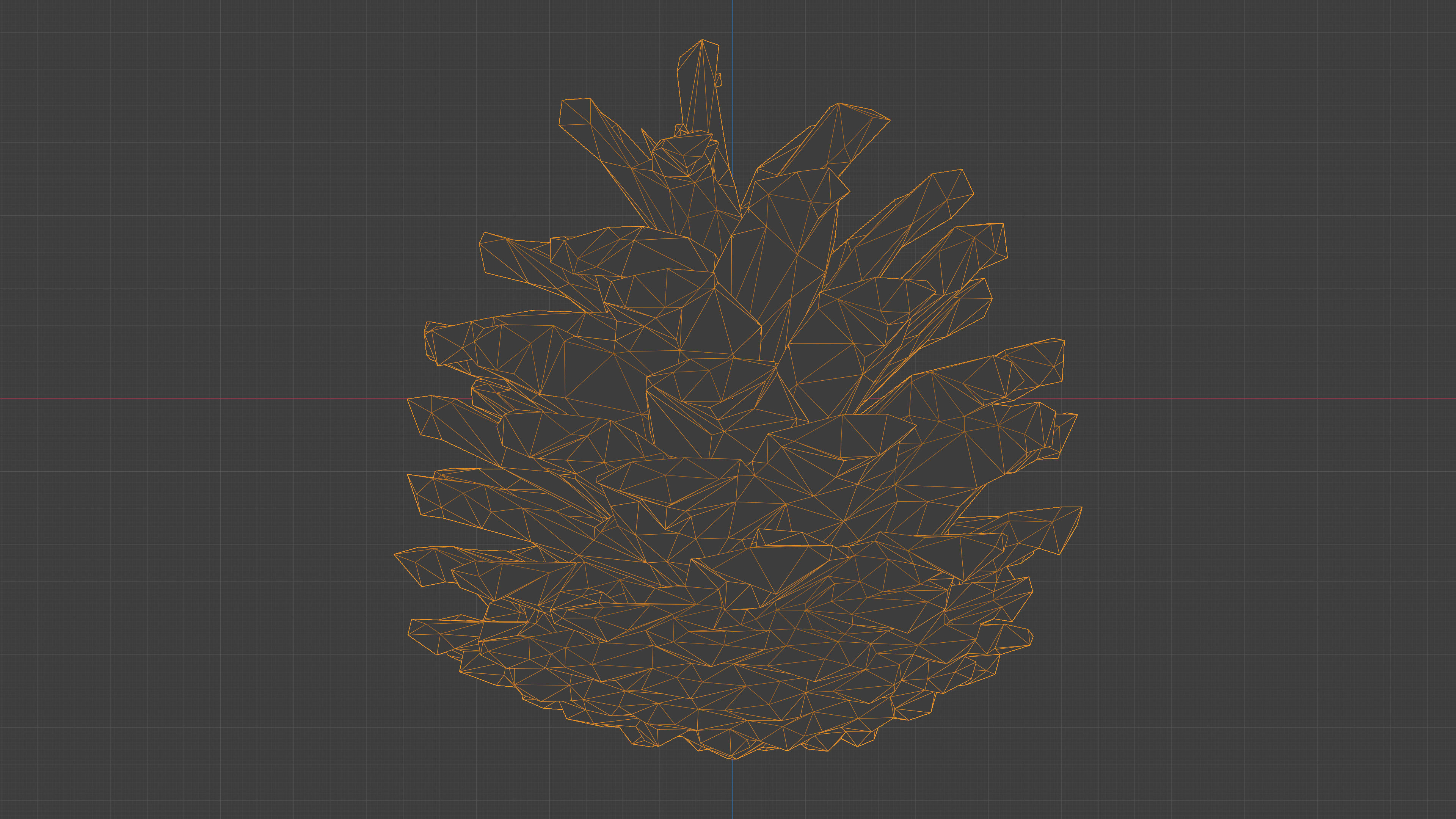 Photorealistic 3D scan of pine conifer cones Collection _11