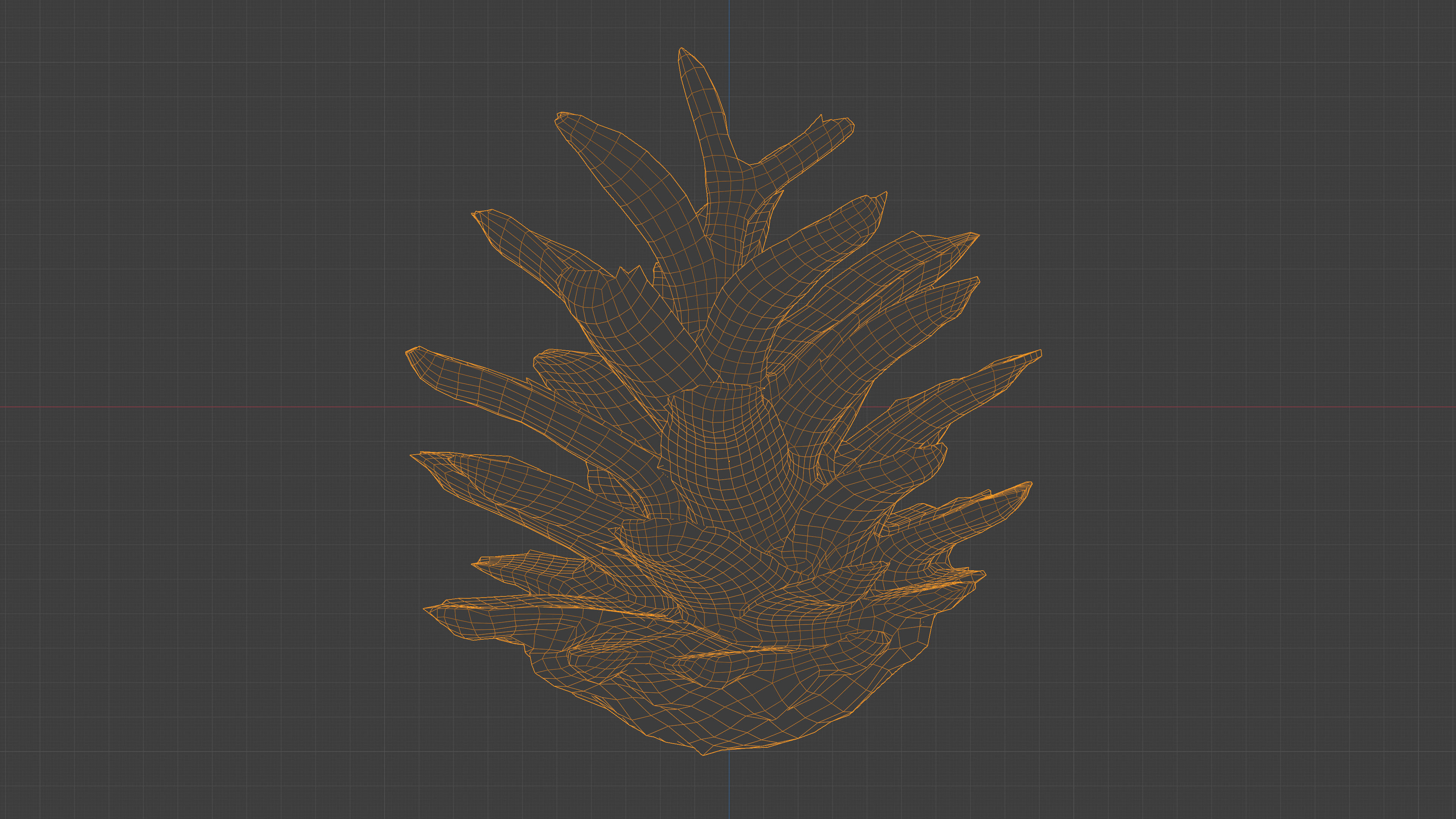 Photorealistic 3D scan of pine conifer cones Collection _21