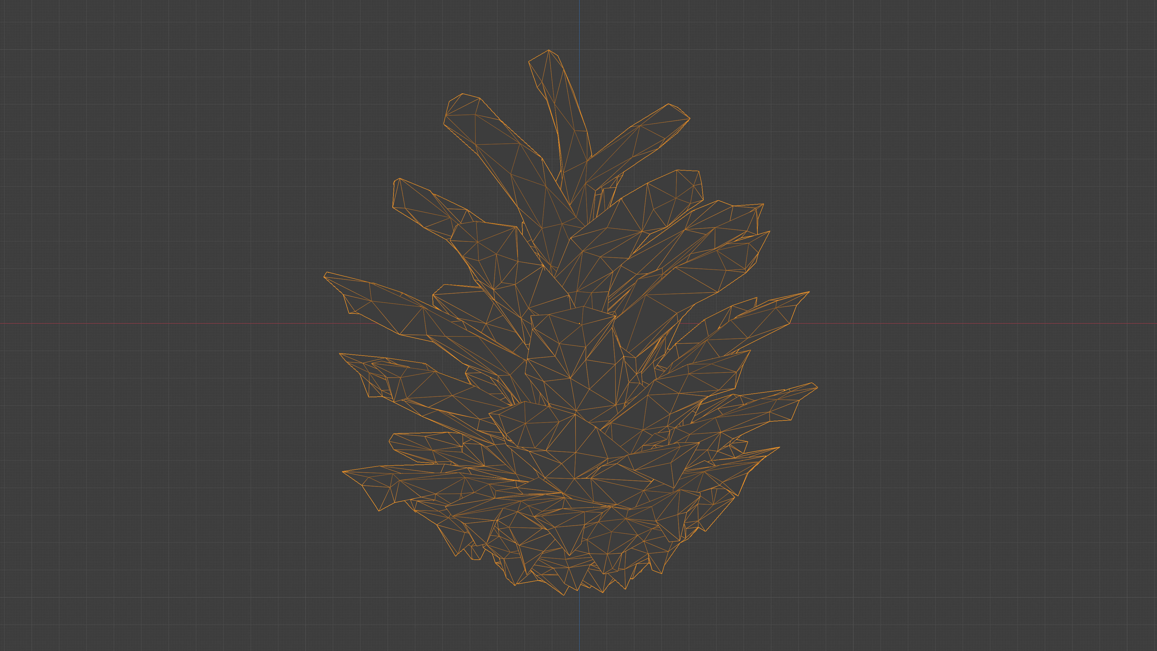 Photorealistic 3D scan of pine conifer cones Collection _20