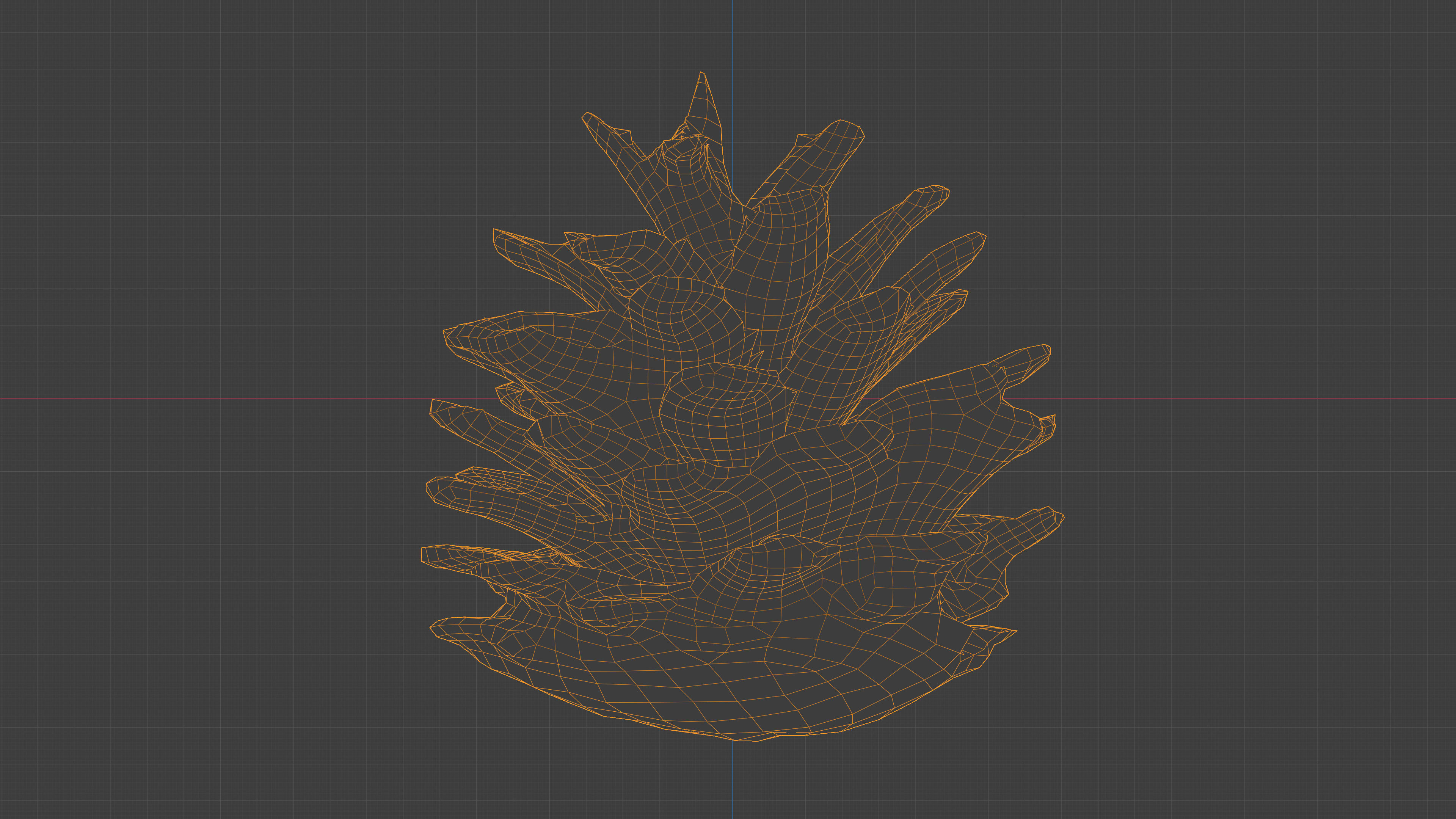 Photorealistic 3D scan of pine conifer cones Collection _12