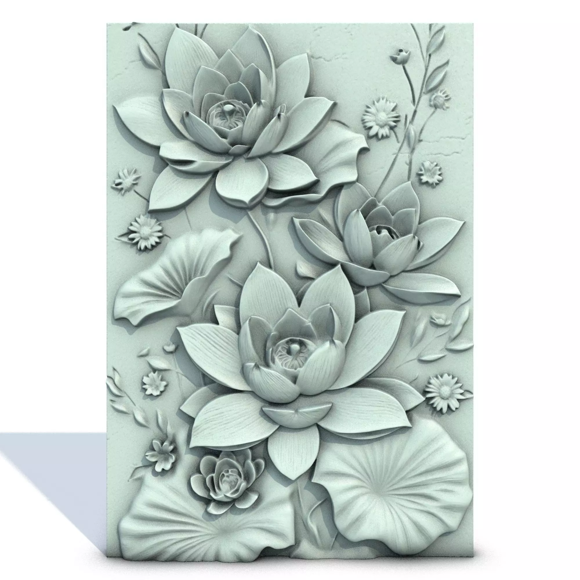 Flowers Poster 2 3D print model