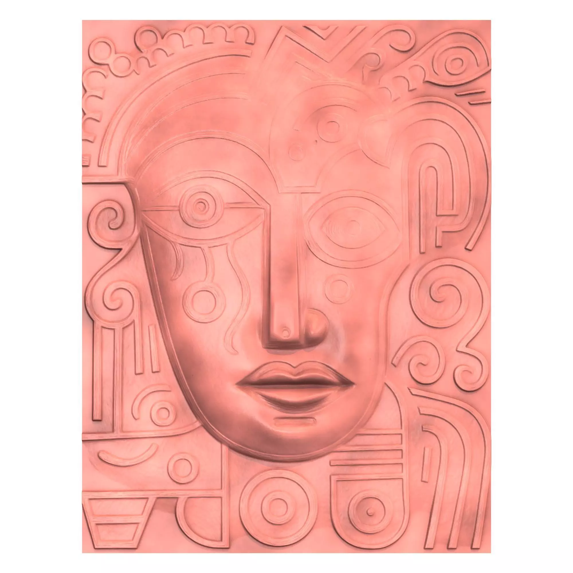 Abstract Face Home Decor 3D print model