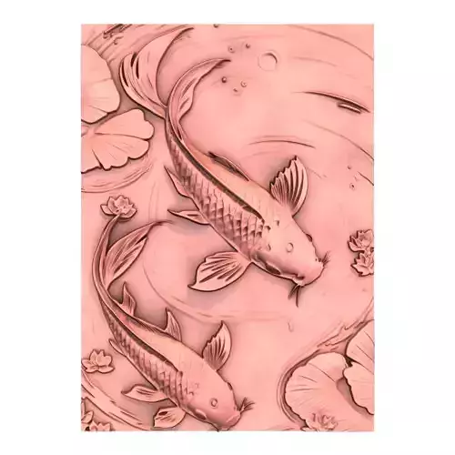 Koi Fish Poster Home Decor