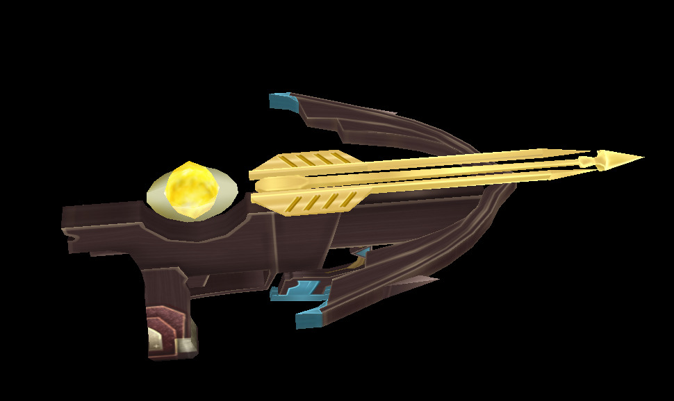 crossbow lowpoly Low-poly 3D model_1