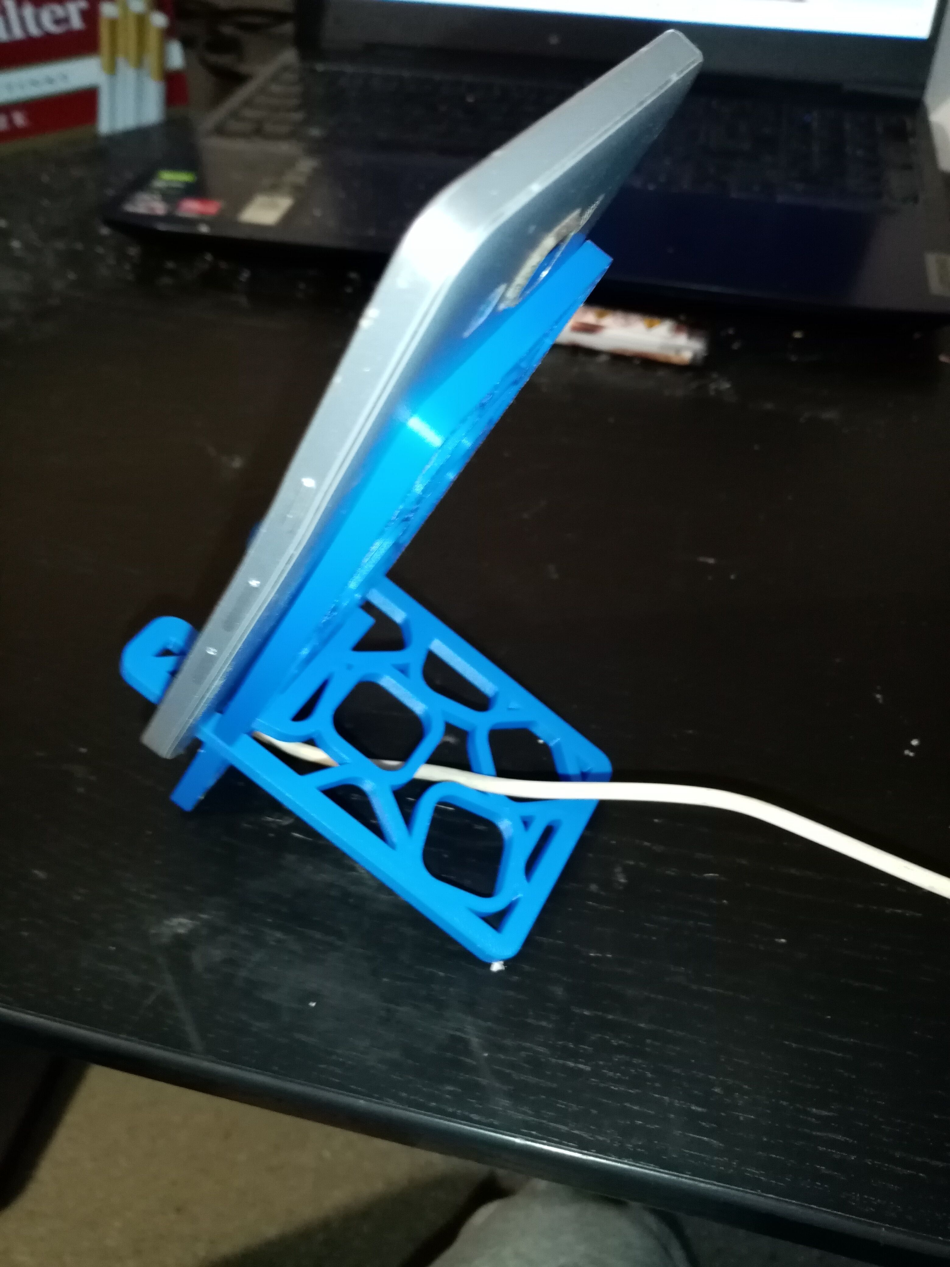 Phone stand holder foldable easy print 3D print model_5