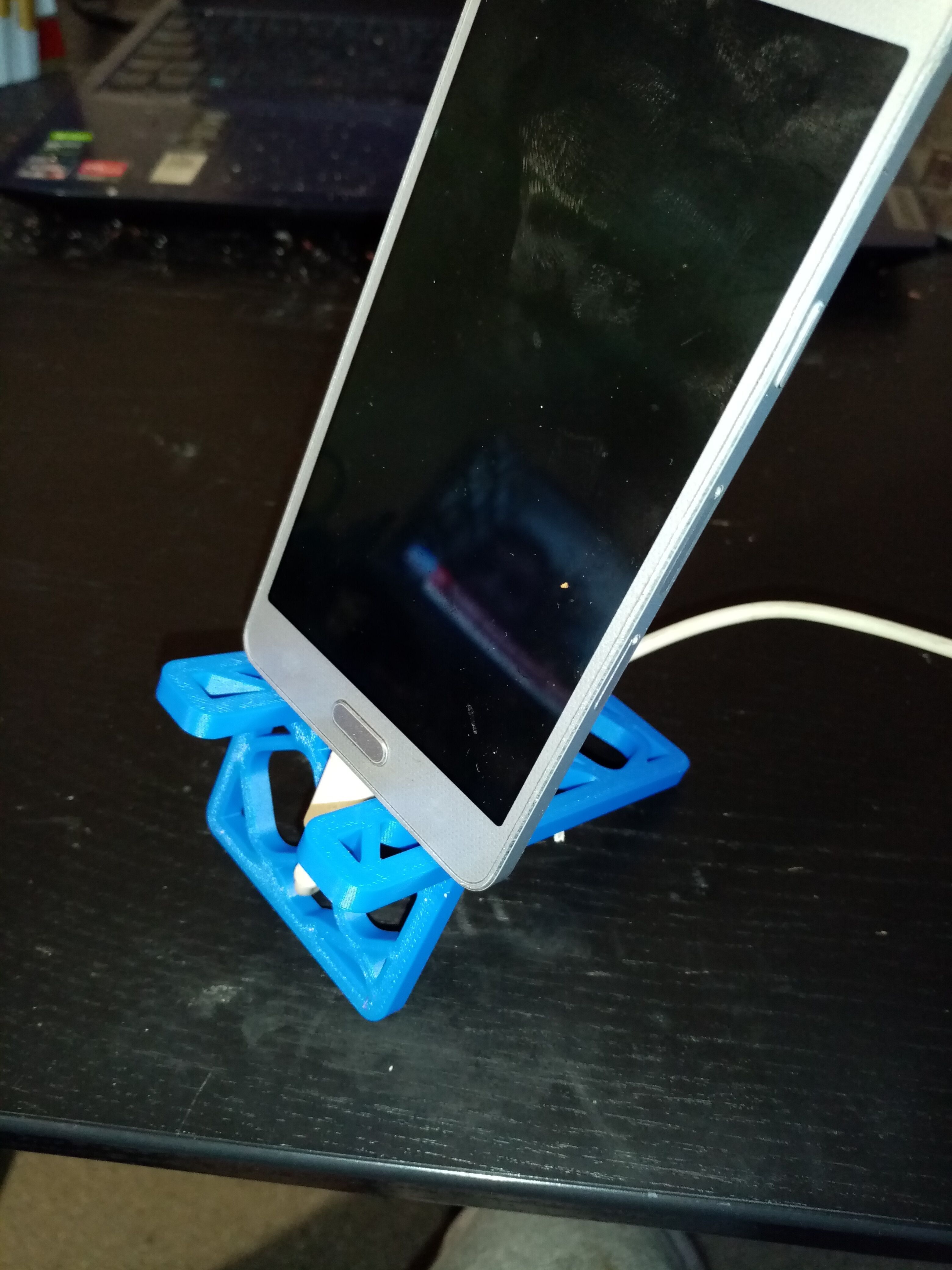 Phone stand holder foldable easy print 3D print model_1