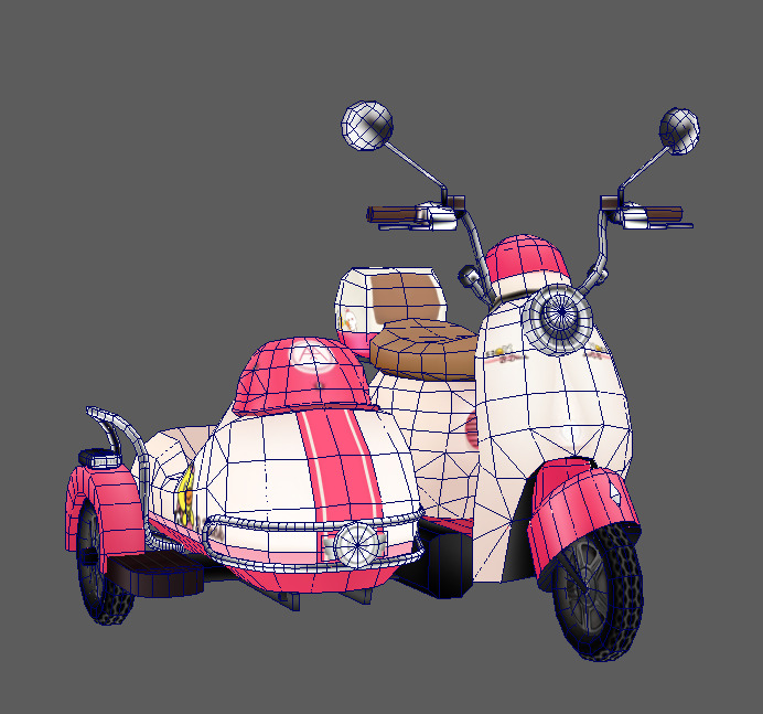 Electric Vehicles  Low-poly 3D model_4