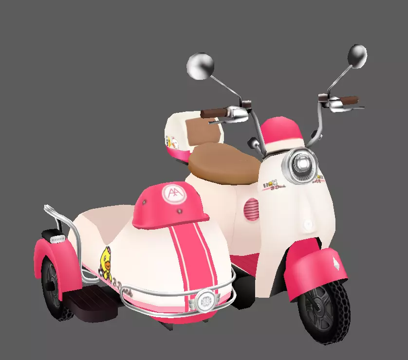 Electric Vehicles  Low-poly 3D model_0