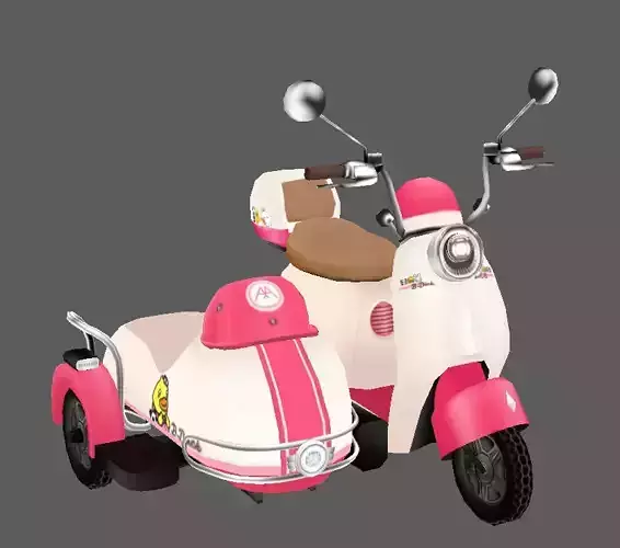 Electric Vehicles  Low-poly 3D model