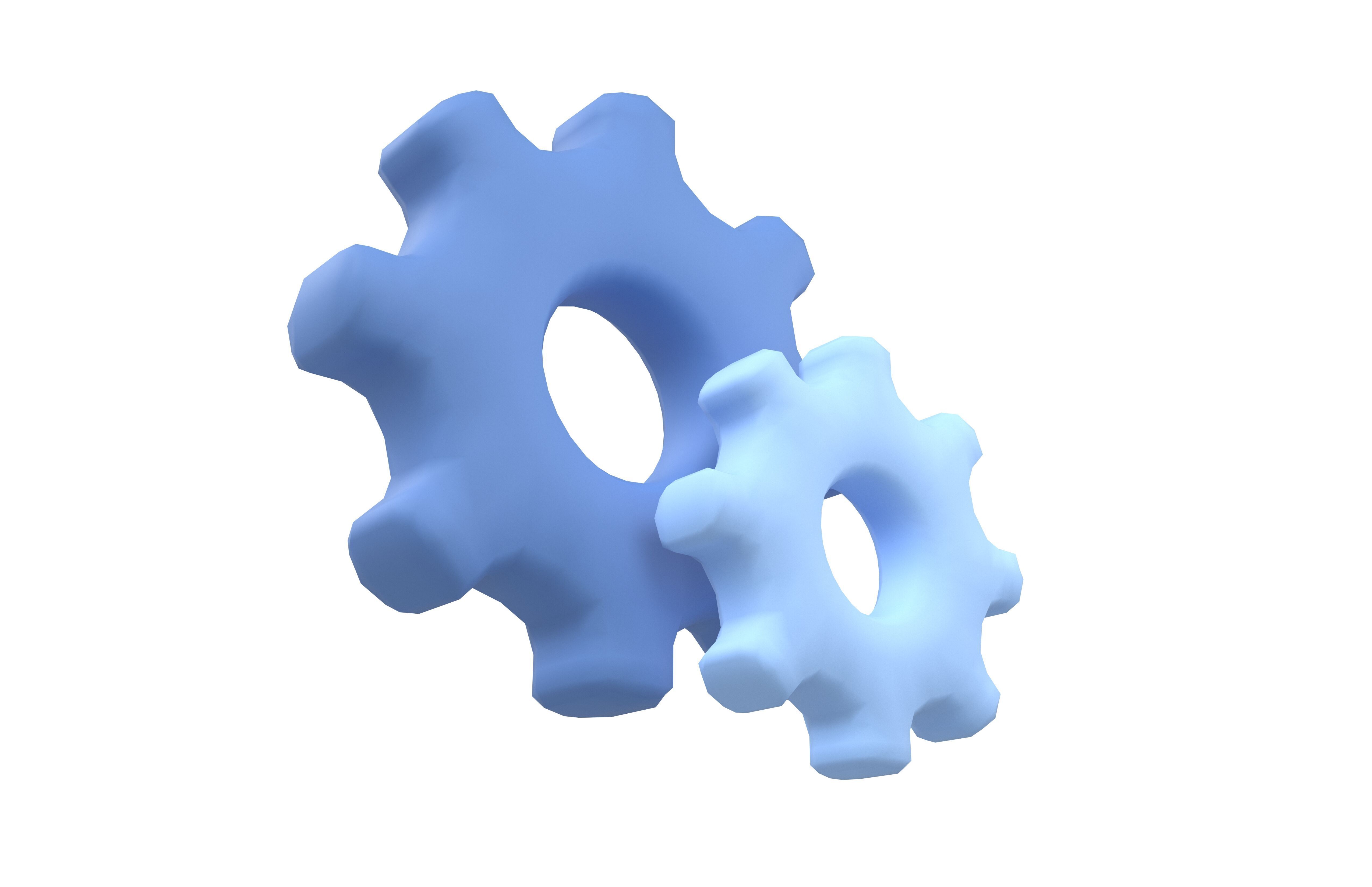 Setting Error Icon V1 001 Low-poly 3D model_2