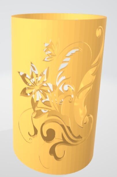 pen holder 3D print model_2