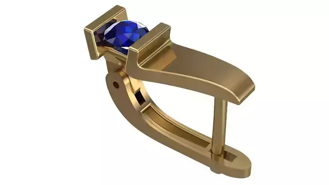 Golden Elegance Meets Blue Passion - Earring Collection--DL02--