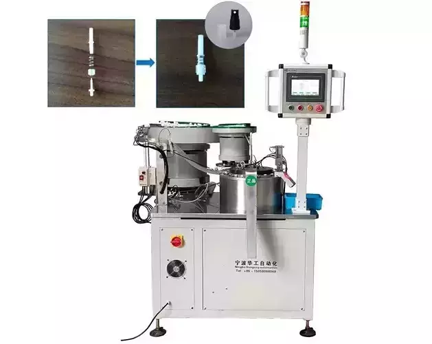 Automated Perfume Pump spray Nozzle  Assembly System