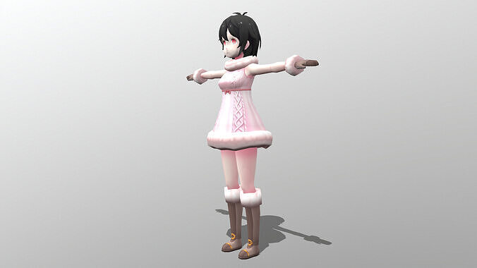 Fuyume Sheep 01 Low-poly 3D model