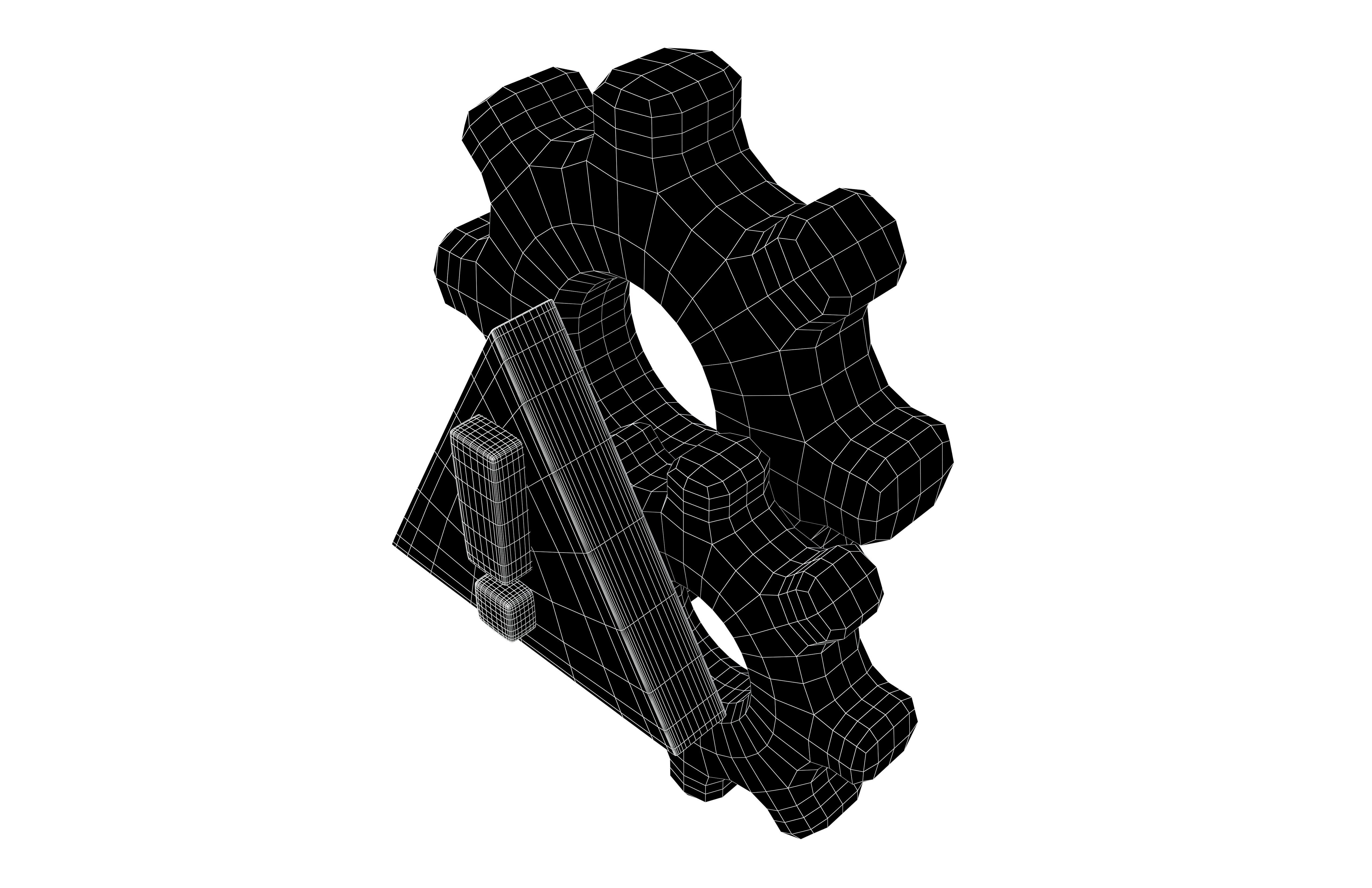 Setting Error Icon V1 002 Low-poly 3D model_6