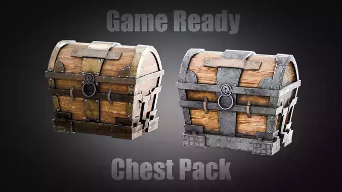 Old Wooden Treasure Chests