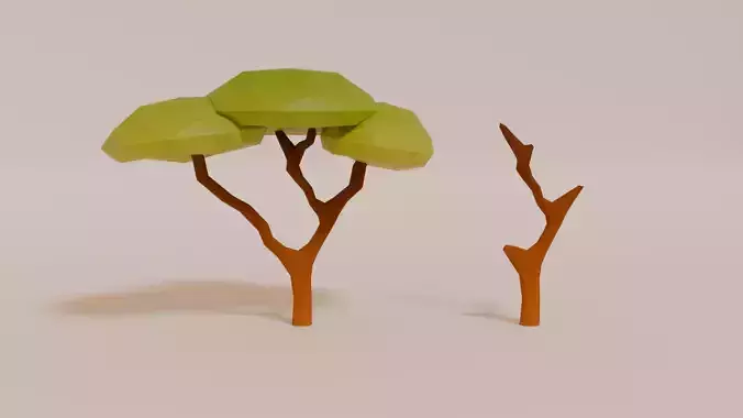 Tree Low Poly Low-poly 3D model