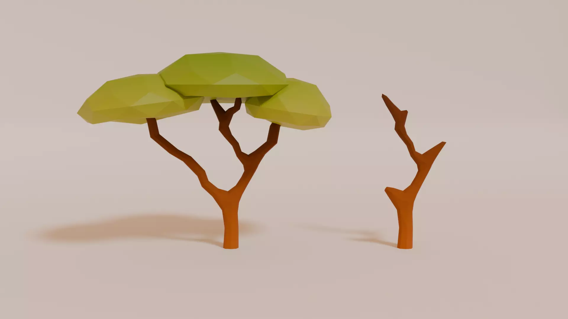 Tree Low Poly Low-poly 3D model_0