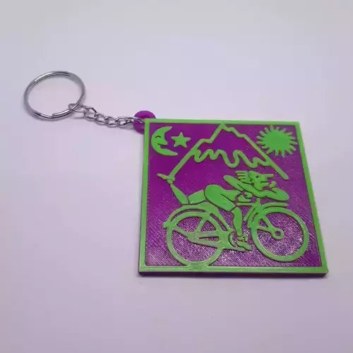 Hoffman Trippy Keychain  3D print model