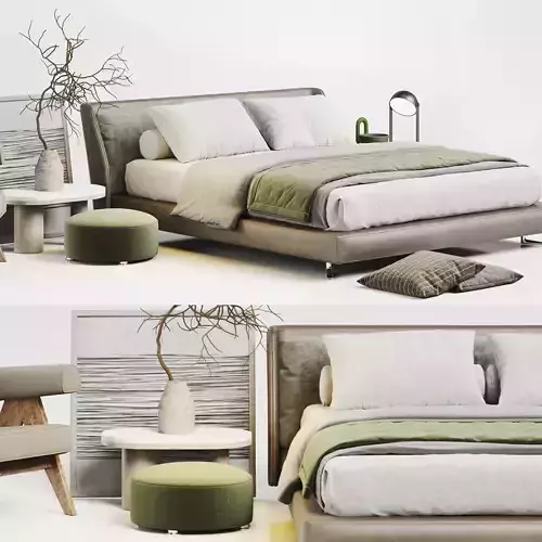 Bedroom Set 01 3D model