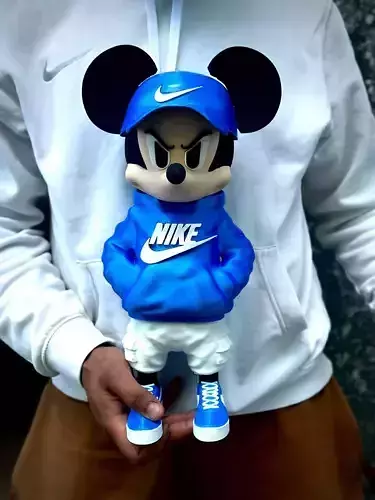 Mickey Mouse Urban Vibes Fan Art Ready To Print Multiparts 